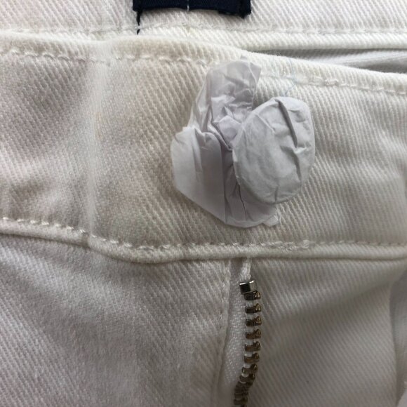 Gap Women's 9" Bermuda Shorts Size 25 Classic White Cuffed Casual Summer - Picture 9 of 12